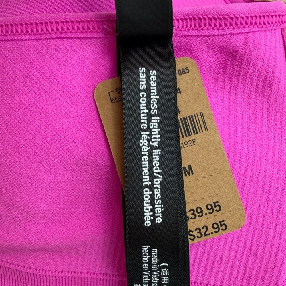 Victoria's Secret PINK Active Seamless Lightly Lined Sports Bra Pink Sz XL NWT - Picture 9 of 12